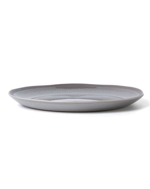 Service de table 18 pièces Osaka en grès réactif gris