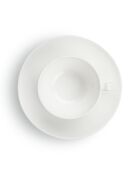Service de 6 tasses et sous tasses à espresso Taidu II en bone china blanc - 9,5 cl
