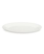Lot de 2 assiettes à poisson Taidu II en bone china blanc - 33 x 25 cm