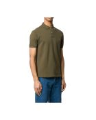 Polo en coton coupe ajustée personnalisée vert kaki