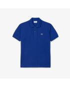 Polo en coton L12.12 bleu