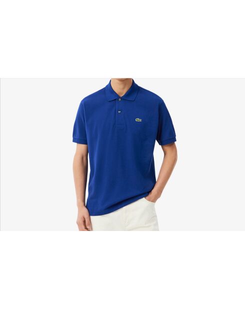 Polo en coton L12.12 bleu