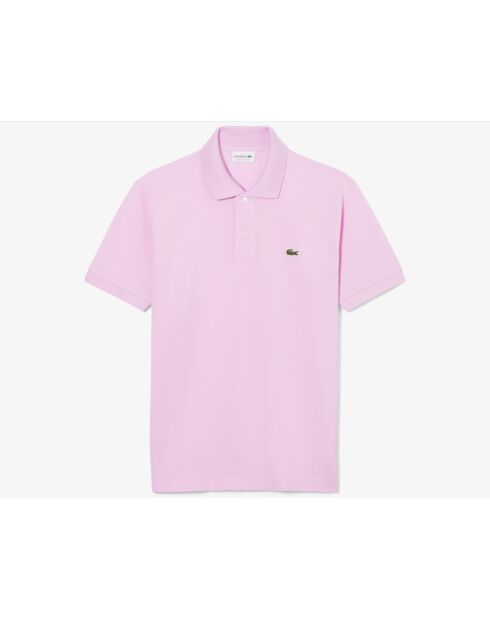 Polo en coton L12.12 rose