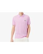 Polo en coton L12.12 rose