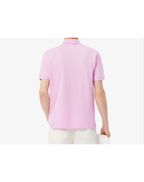 Polo en coton L12.12 rose