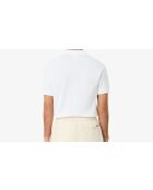 Polo en coton L12.12 blanc