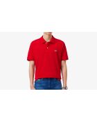 Polo en coton L12.12 rouge