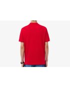 Polo en coton L12.12 rouge
