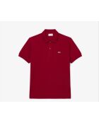Polo en coton L12.12 bordeaux