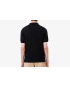 Polo en coton L12.12 noir
