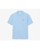 Polo en coton L12.12 bleu ciel