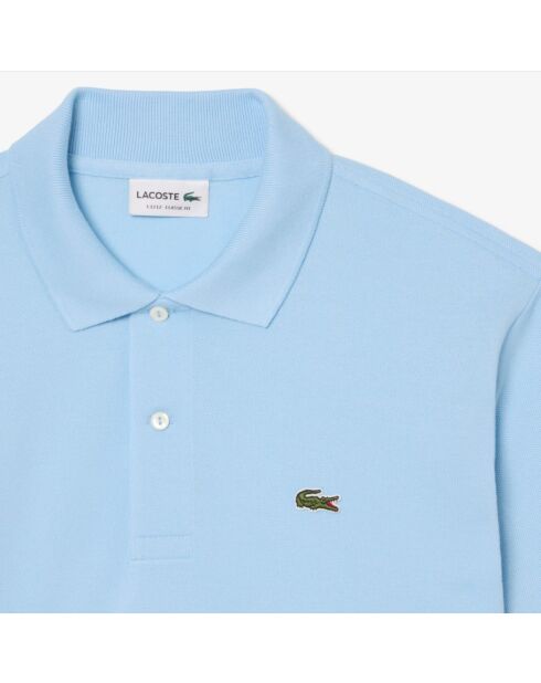 Polo en coton L12.12 bleu ciel