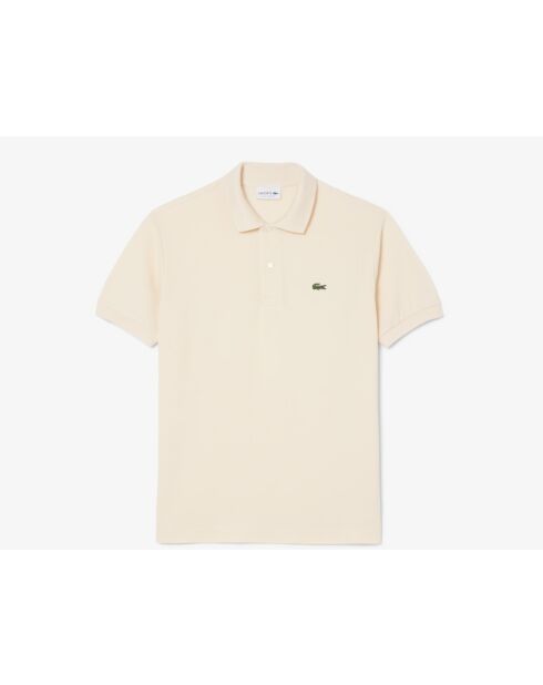 Polo en coton L12.12 beige