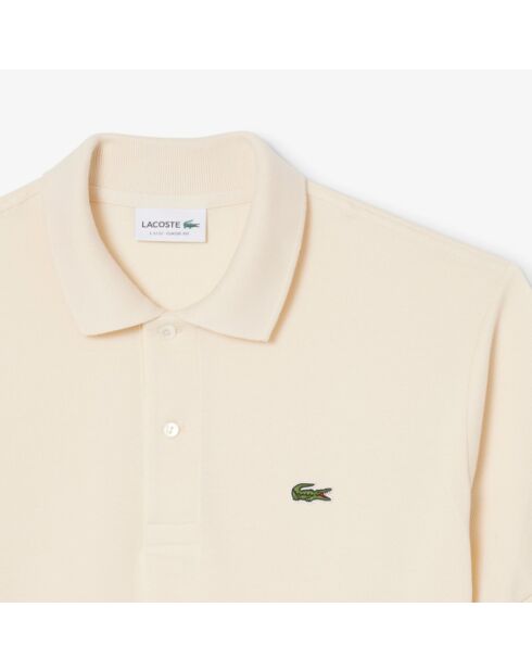 Polo en coton L12.12 beige