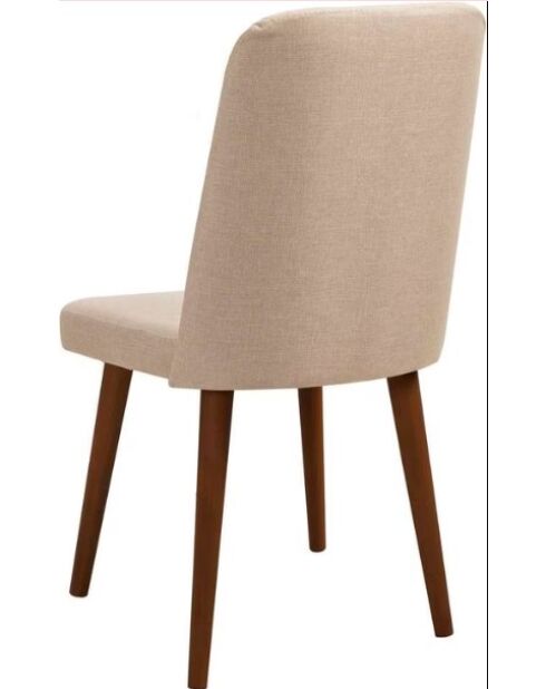 Vina Oak crèmestoel - B. 47 cm x H. 90 cm x D. 44 cm