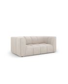 Canapé en chenille Adams 2 places beige - 166 x 96 x 70 cm