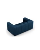 Canapé en chenille Adams 2 places bleu roi - 166 x 96 x 70 cm