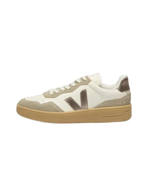 V-90 O.T. Sneakers van brons en bruin leer