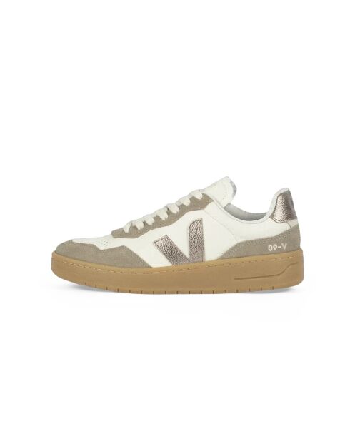 V-90 O.T. Sneakers van brons en bruin leer