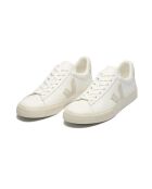 Baskets en cuir Campo Natural blanches