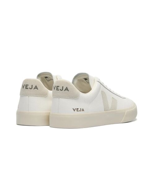 Baskets en cuir Campo Natural blanches
