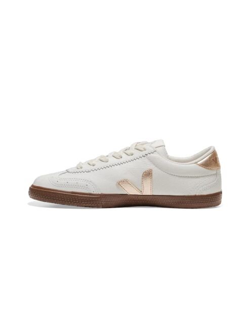 Sneakers Bark Volley O.T. Platinum in pelle bianca