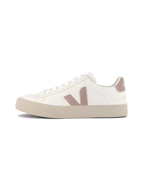 Baskets en cuir Campo Extra Babe blanches