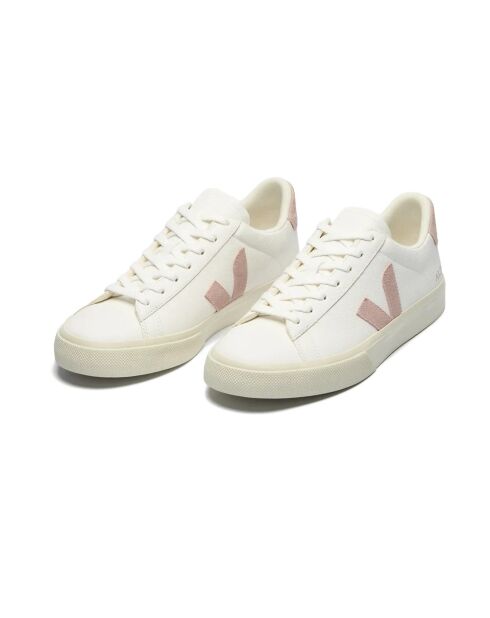 Baskets en cuir Campo Extra Babe blanches