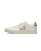 Baskets en cuir Campo platine et blanc