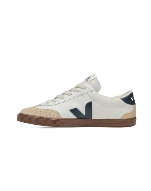Weiße Volley O.T. Nautico Bark Ledersneaker