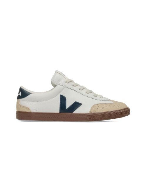Weiße Volley O.T. Nautico Bark Ledersneaker
