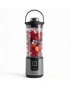 Mini blender portable sur batterie noir - 470 ml