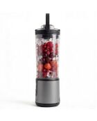 Mini blender portable sur batterie noir - 470 ml