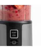 Mini blender portable sur batterie noir - 470 ml