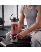 Mini blender portable sur batterie noir - 470 ml
