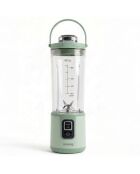 Mini blender portable sur batterie vert pastel - 470 ml
