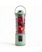 Mini blender portable sur batterie vert pastel - 470 ml