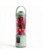 Mini blender portable sur batterie vert pastel - 470 ml