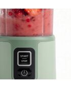 Mini blender portable sur batterie vert pastel - 470 ml