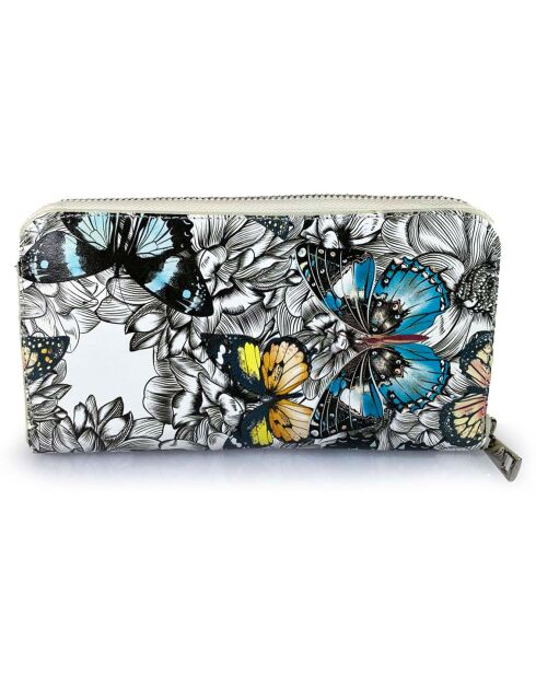 Portefeuille en Cuir Rovere multicolore - 20x11x2 cm