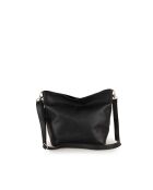 Trapani zwarte leren tas - 33x25x14cm