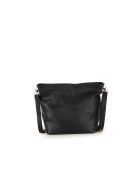 Trapani zwarte leren tas - 33x25x14cm