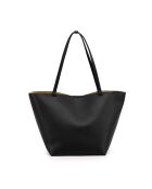 Borsa Ledro in pelle nera - 25x29x24cm
