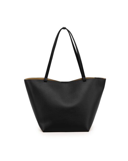 Sac en cuir Ledro noir - 25x29x24cm