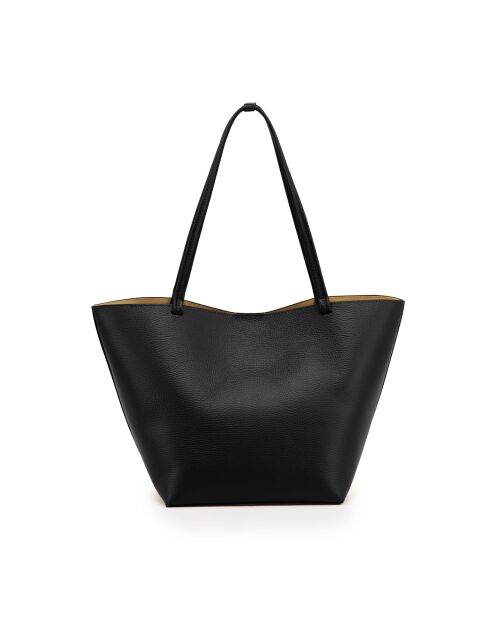 Sac en cuir Ledro noir - 25x29x24cm