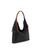 Taranto zwarte leren tas + beker - 44x32x5cm