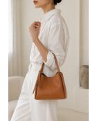 Sac en cuir Ortiano cognac - 24x18x14cm