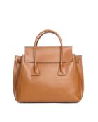 Pomarance Ledertasche in Cognac, 40 x 40 x 14 cm