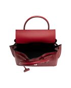 Sac en cuir Pomarance rouge - 40x40x14cm