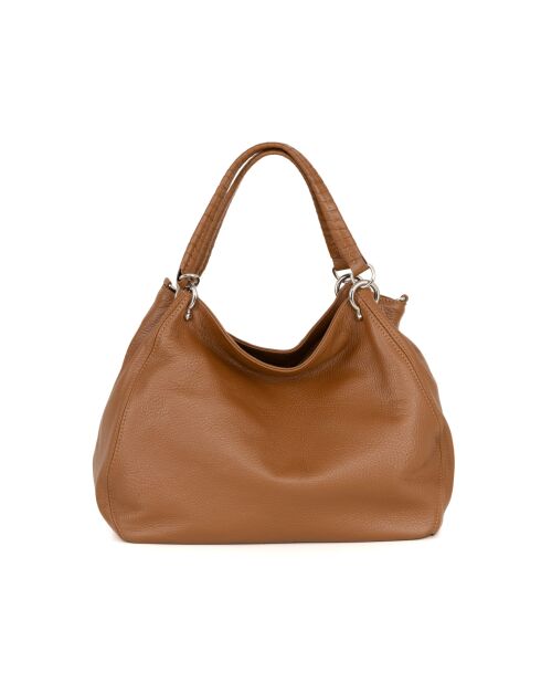Sac en cuir Viareggio Cognac - 33x28x16cm